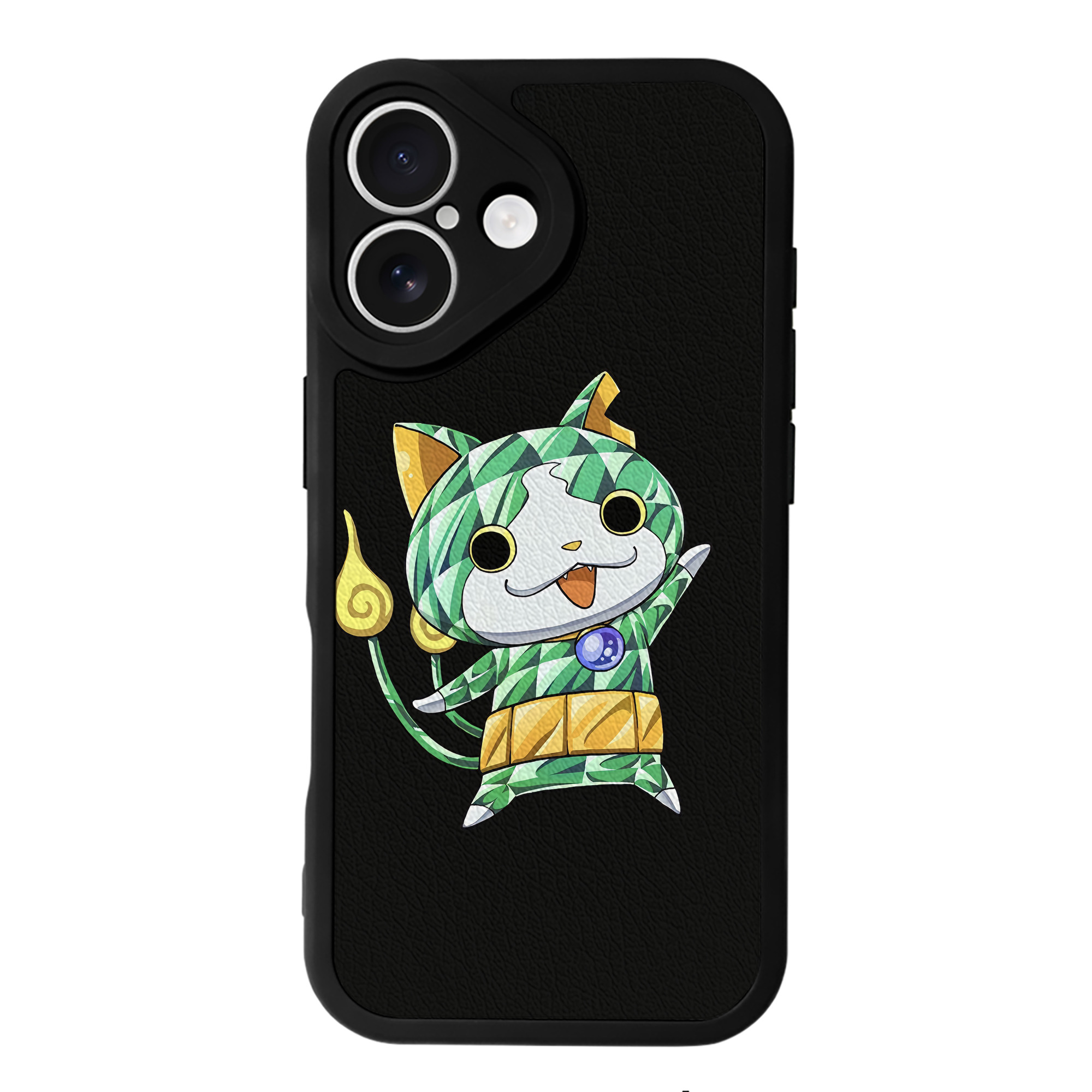 （画像用） 妖怪ウォッチ Yo-kai Watch 【iPhone 16シリーズ対応】シリコンスマホケース（レザー調） 材質：シリコン